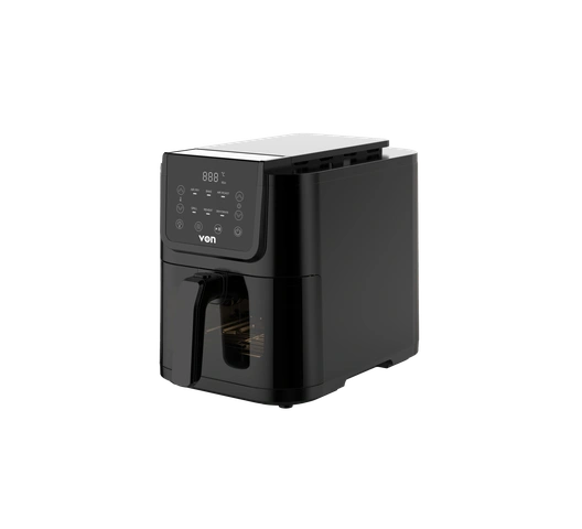 VON 5L Digital Slim Air Fryer – 1500W, Touch Control, Ceramic Non-Stick Basket