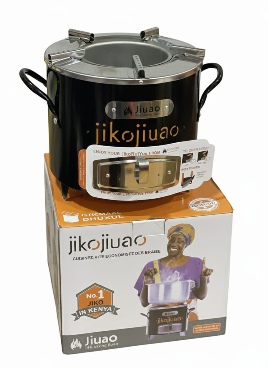 Jikojiuao Energy-Saving Charcoal Stove – Low Smoke, Stainless Steel Top