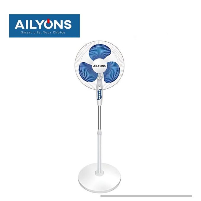 Ailyons FS-1609-K 16″ Standing Fan – Ultra Quiet Blades, 90° Oscillation, Multiple Speeds